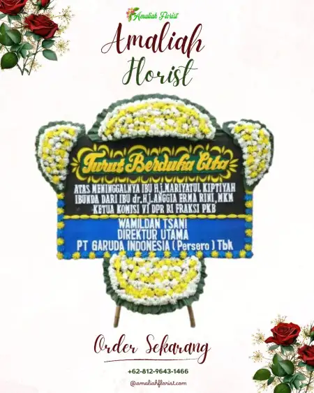 Papan Bunga Duka Andalusia Islamic Center Bogor